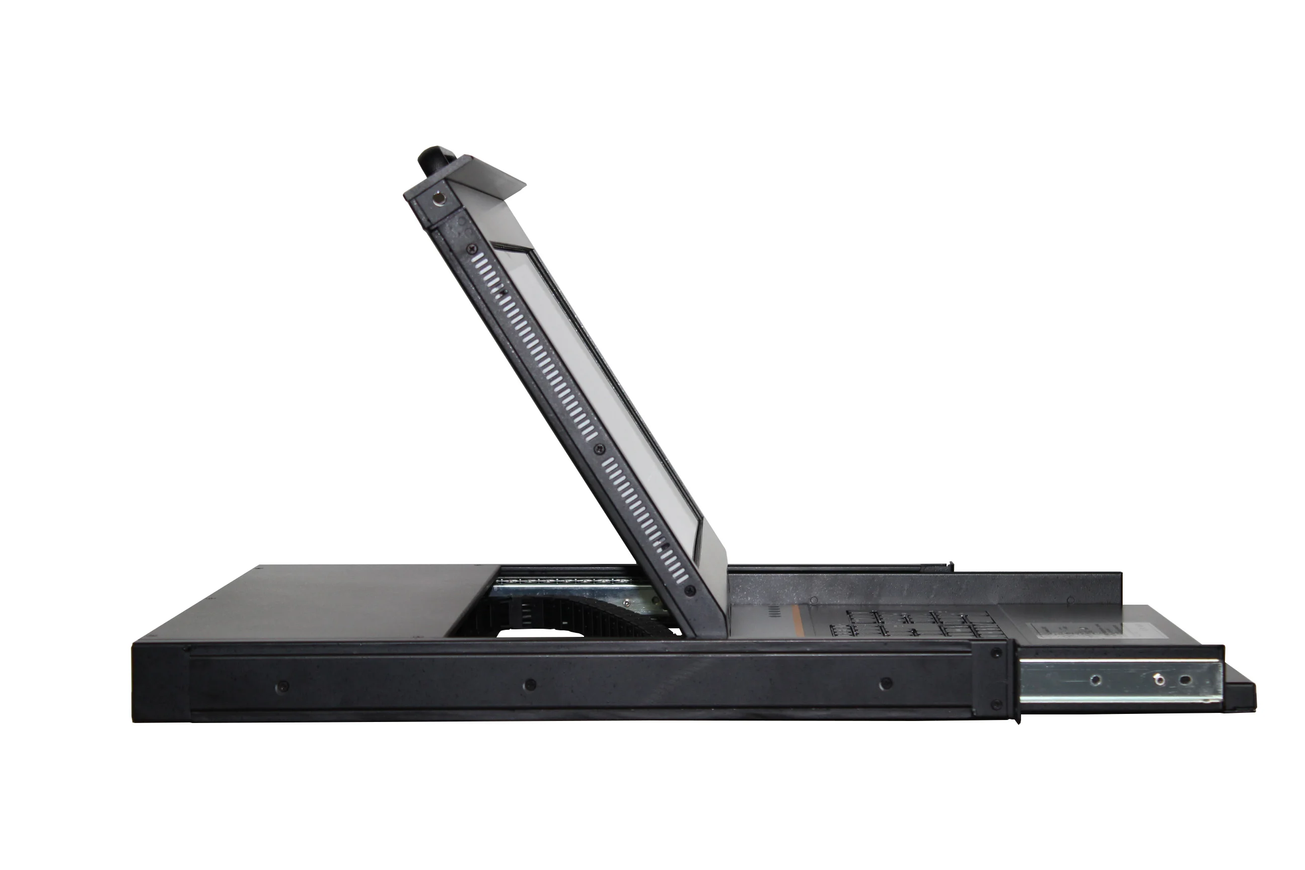 
Chinese cheap 17inch VGA LCD KVM Switch Console of 1U Rackmount KVM Drawer with VGA/USB cable kvm console 