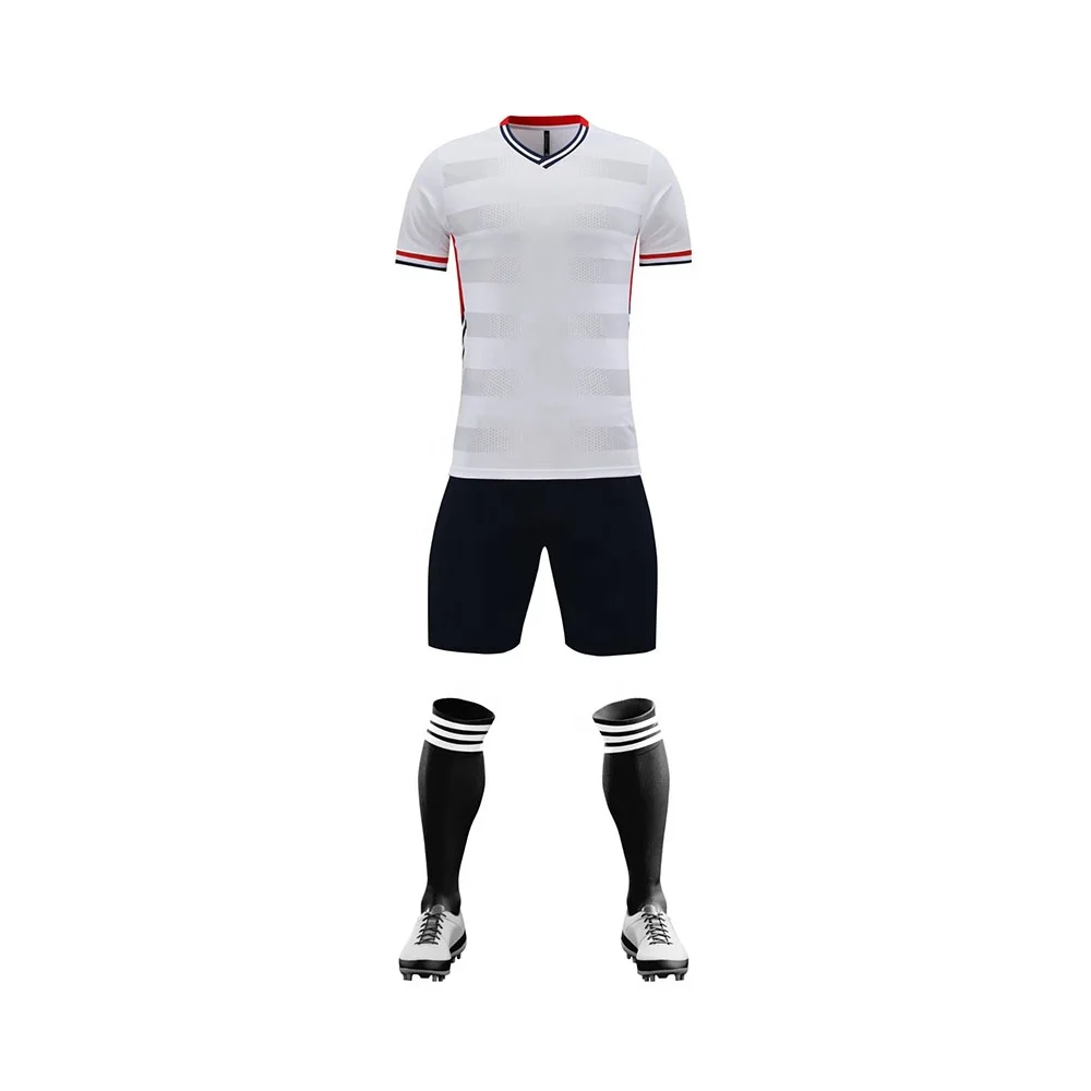 Latest Custom Quick Dry Football Shirts Sportswear Men Soccer Team Uniform