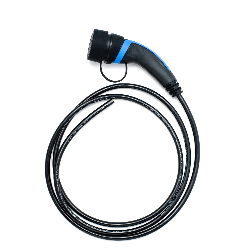 
WEEYU Тип 2 ev ac зарядный разъем с 5 м 7,5 м длинный зарядный кабель 