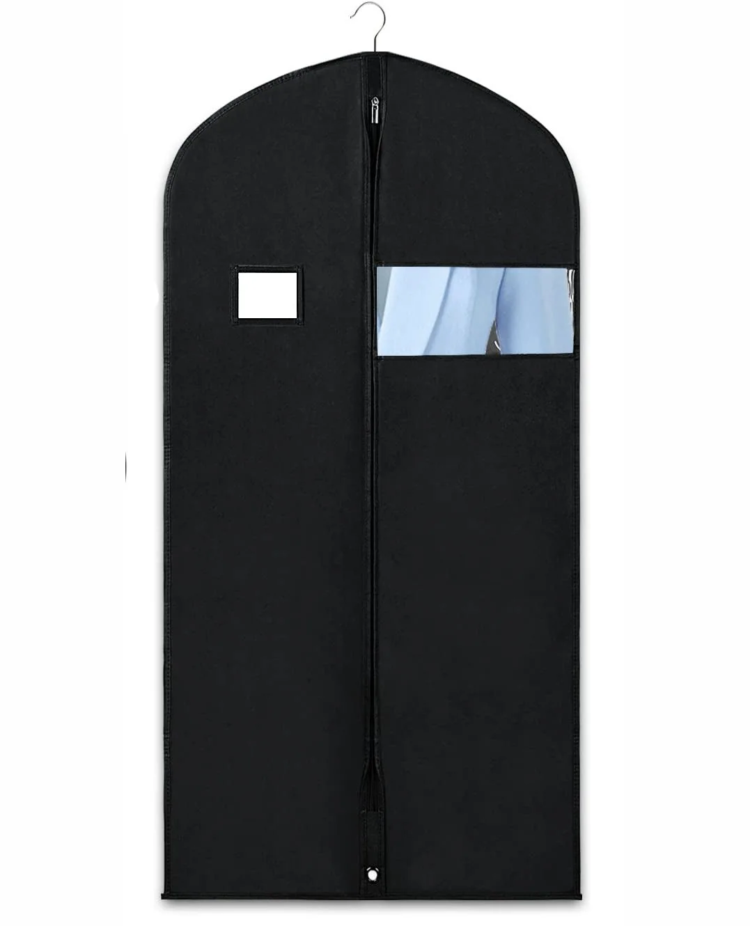 Customized Garment Bags for Hanging Clothes Suit Covers Shirt Dress Storage Bags Travel Black Set Waterproof Dust
