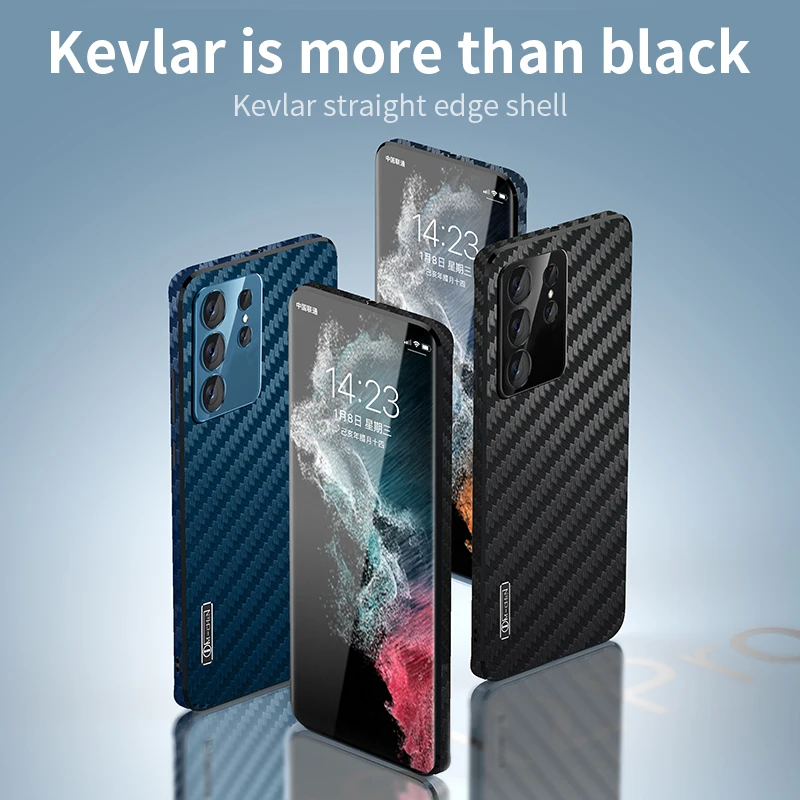 Wholesale Customized Carbon Fiber Phone Case for Samsung Galaxy S22