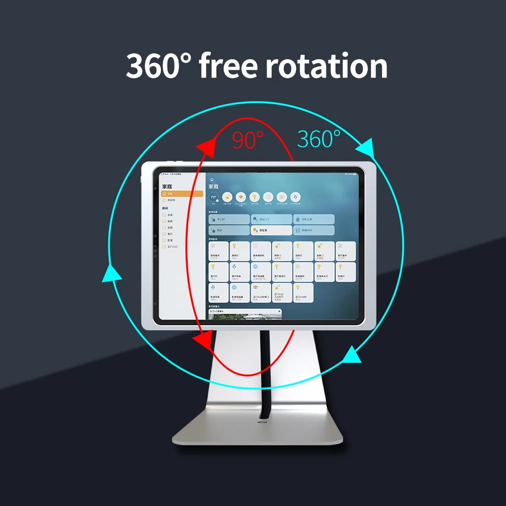 10.2 Inch Base Station Fast Charge for iPad 7/8 Desktop Tablet Mount