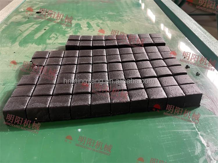 Wholesale Charcoal Cube Shape Briquette Forming Machine for Hookah Coconut Shell Charcoal Making Thailand