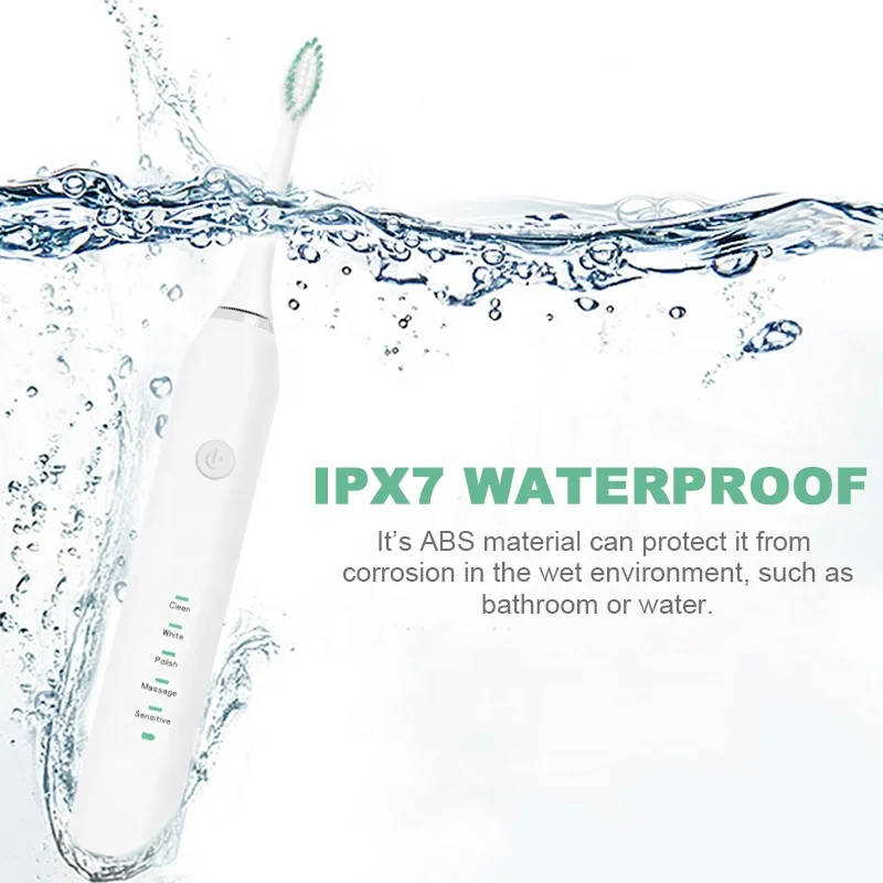 OEM/ ODM Electric Ultrasonic  Toothbrush 5 working modes Rechargeable Smart Toothbrush Supplier electronic ultrasonic toothbrush