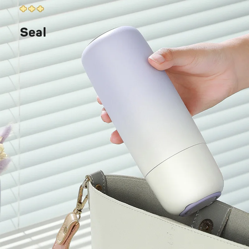 Promotional Gifts 400ml Japanese Style Kinto Thermos Stainless Steel Vacuum Cup Thermal Coffee Mug With Handle Lid