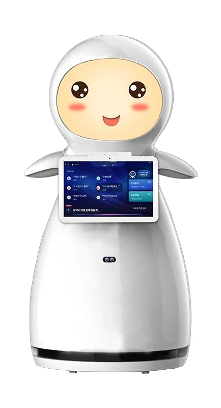 Wholesale customized smart AI service robot 31KG 13.3 inch welcome guiding robot for library