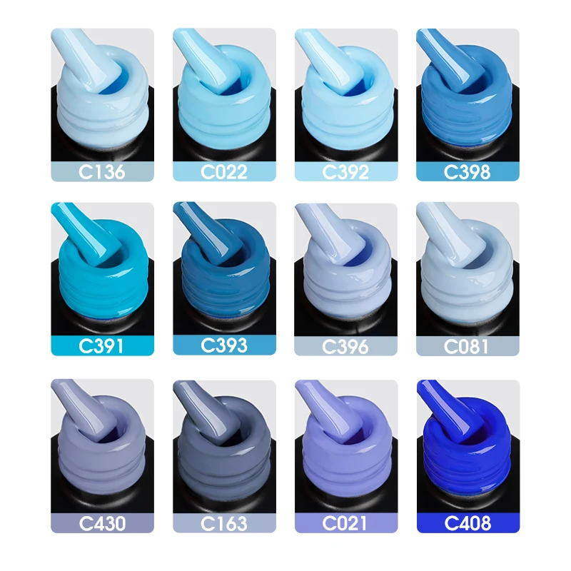 ROSALIND Custom new 15ml vernis semi permanent long lasting UV light cure jelly yellow blue color nail gel polish for nail salon