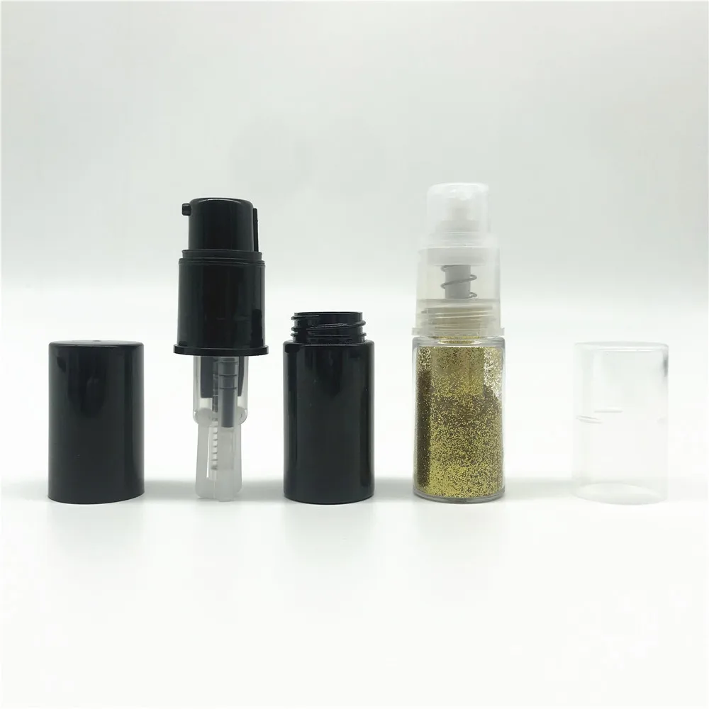 
14ml Plastic Empty Pump Push Glitter Dusting Powder Containers or Cake Decorating Company 