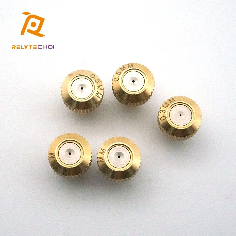 China Supplier Brass Low Pressure Water Spray Micro Hole Nickel Nozzles For Spray