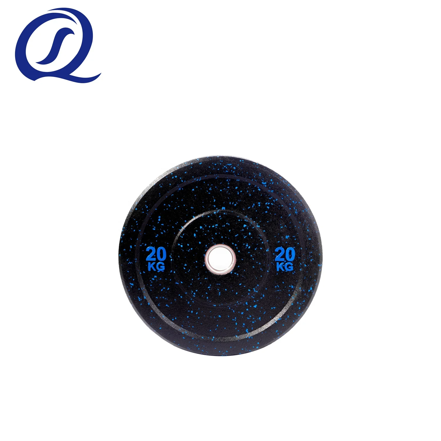 Top Quality Durable Cross Fitness Equipment Hi-Temp Rubber Bumper Weight Barbell Plates With Color