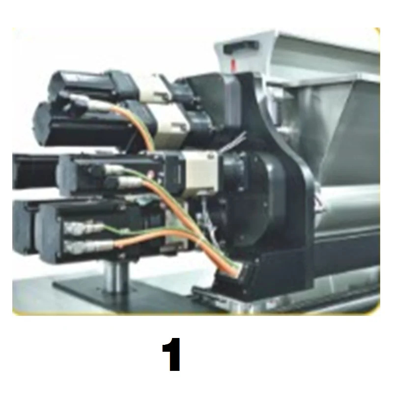 SINOBAKE Servo Motor PLC controlled Automatic Drop Macaron Muffins Cookie Depositor Machine