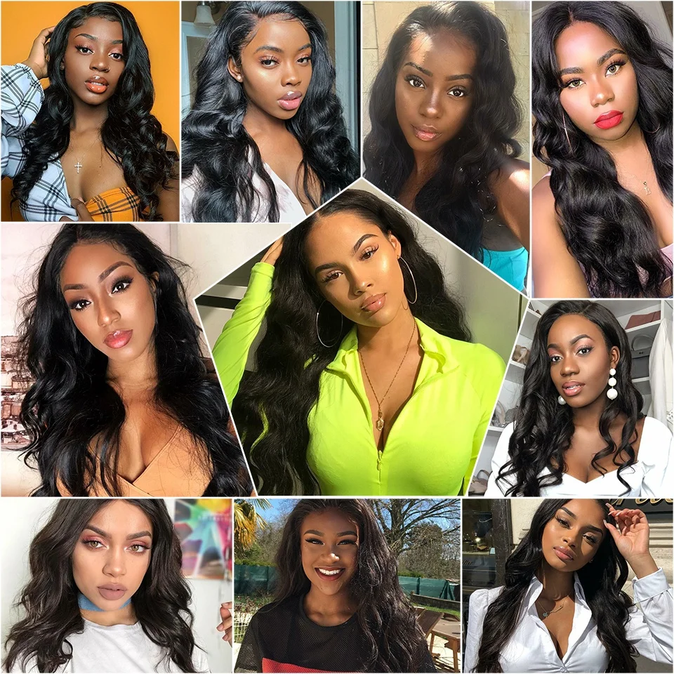 Pre Plucked Body Waves Human Hair Wig,13x4 13x6 Virgin Brazilian Hair Hd Lace Frontal Wigs,Loose Body Wave Wig For Black Women
