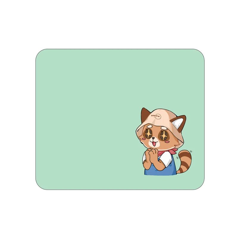 Ready to ship Umila office mousepad Computer natural rubber original customized lock edge multi-color office worker mouse pad