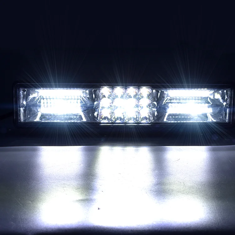 auto part Led Work light Double row white and yellow 18w 180w 72w 120w 240w 288w 300w 6000k led light bar for truck, boat, suv