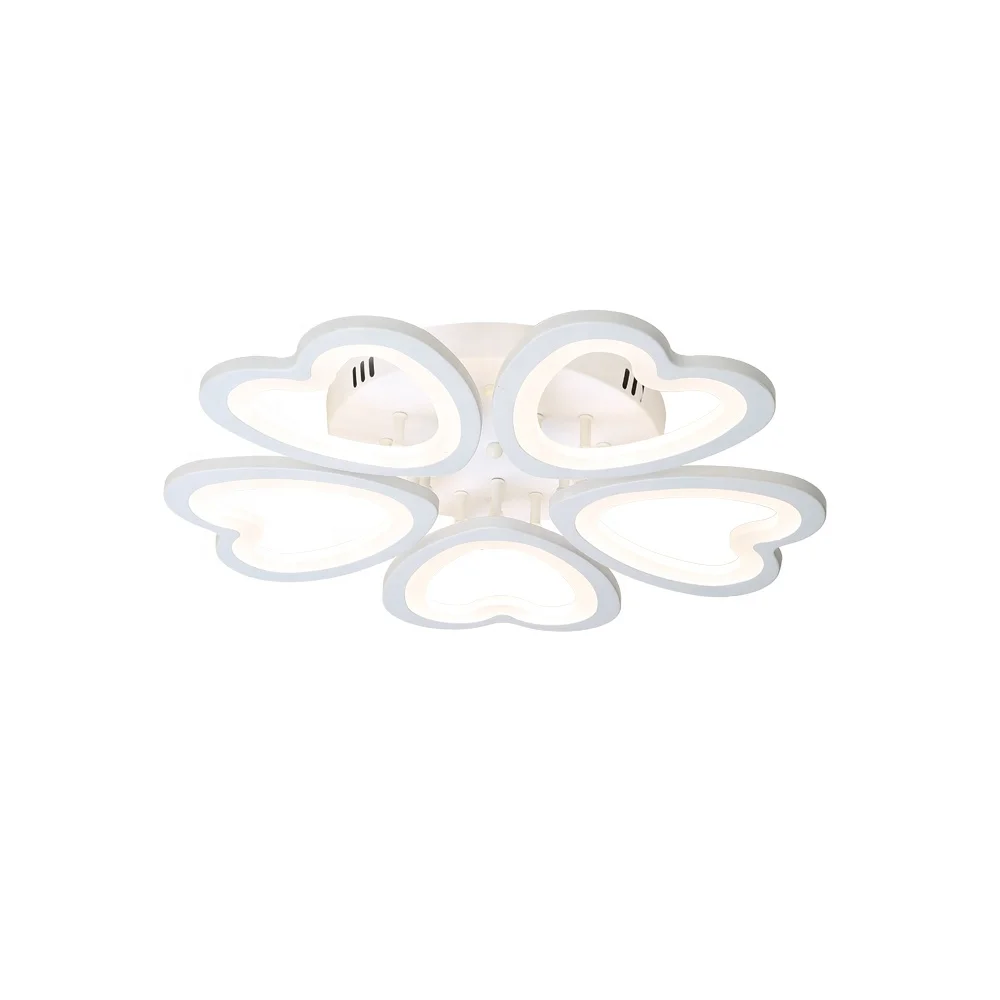 Hot Selling Products Heart Shape Ceiling Light Modern Hallway Light Fixtures Ceiling Living Room Decorative Ceiling Light