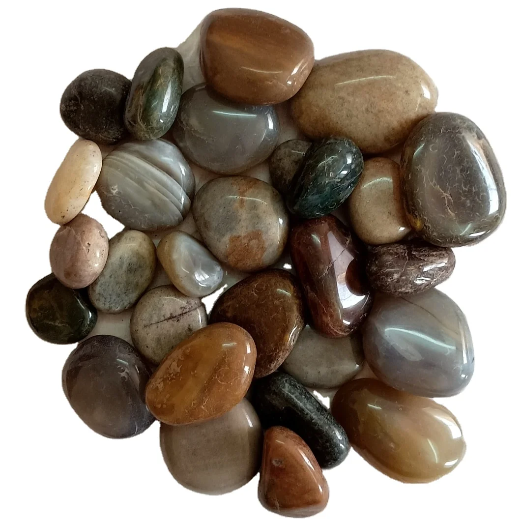 Direct Factory Supply Indian Cobble River Polished Pebbles for Garden & Indoor Decor Bulk Export from Trusted Source