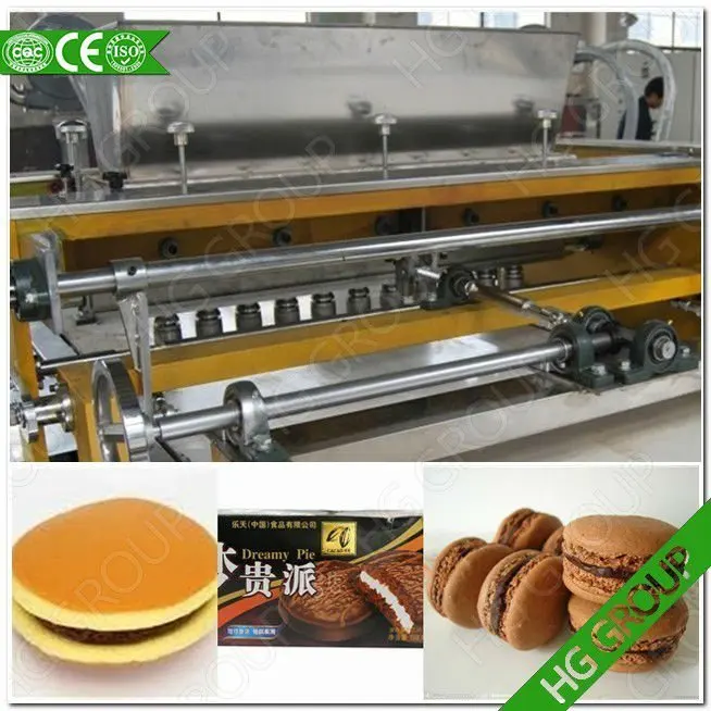 Sandwich Cake Baking Machinery Factory Price Delicious Chocolate Pie Making Machinery Cake Pie Making Machine