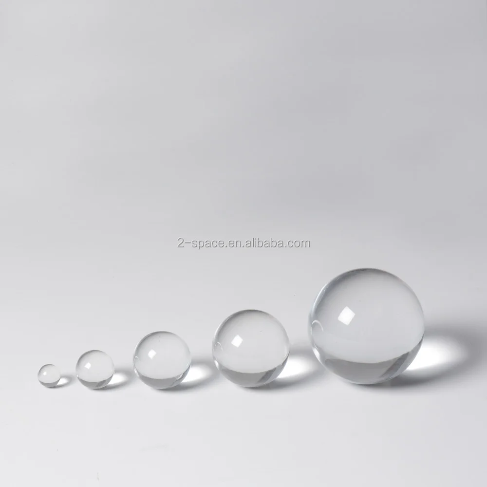 Different Sizes Plastic Ball With Hole Acrylic Solid Ball 38Mm Colorful  Pmma Ball