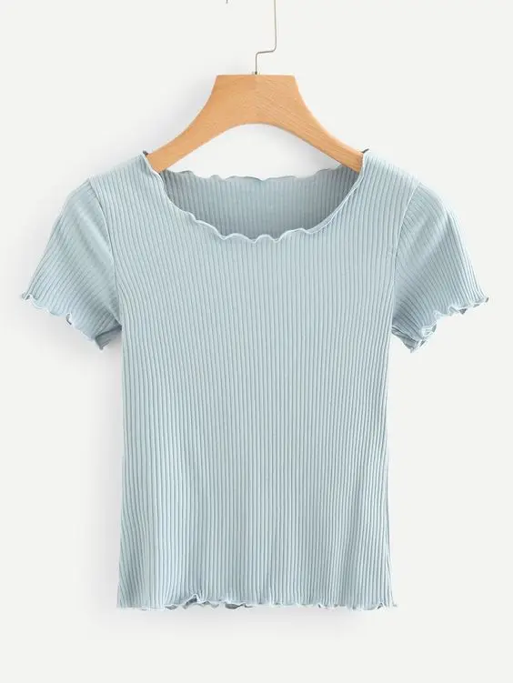 Весенние укороченные топы с длинным рукавом для девочек изображением салата трикотажные женские повседневные рубашки в рубчик