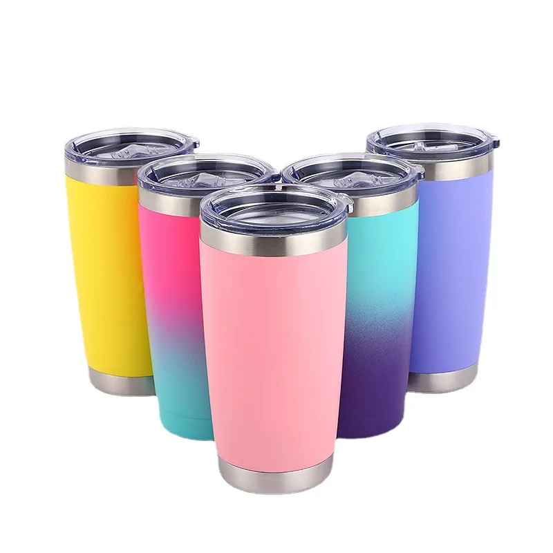 Wholesale Double Walled Stainless Steel Vacuum Tazas De Cafe, 20Oz Tumbler Travel Car Cups Mugs