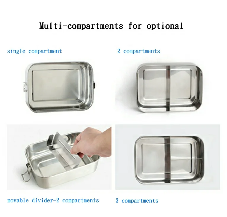  Ланч-бокс из нержавеющей стали 304 Bento
