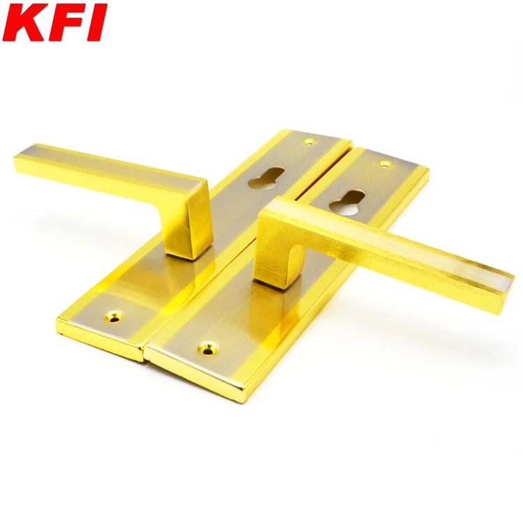 Bedroom interior door handle with lock for Africa market