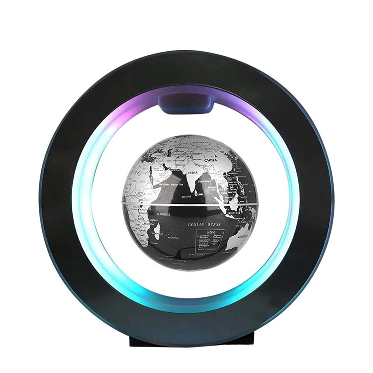 
World Map O Shape Levitate Magnetic Globe 
