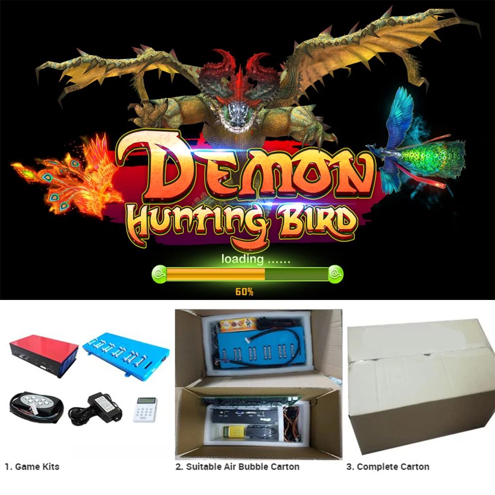 Wholesale popular Demon Hunting Bird fish table machine fish game boards for fish hunter arcade game machine