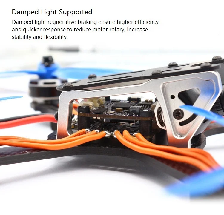 Гоночный FPV контроллер полета F4 Dshot 1200 3-6S 4 в 1 rc esc