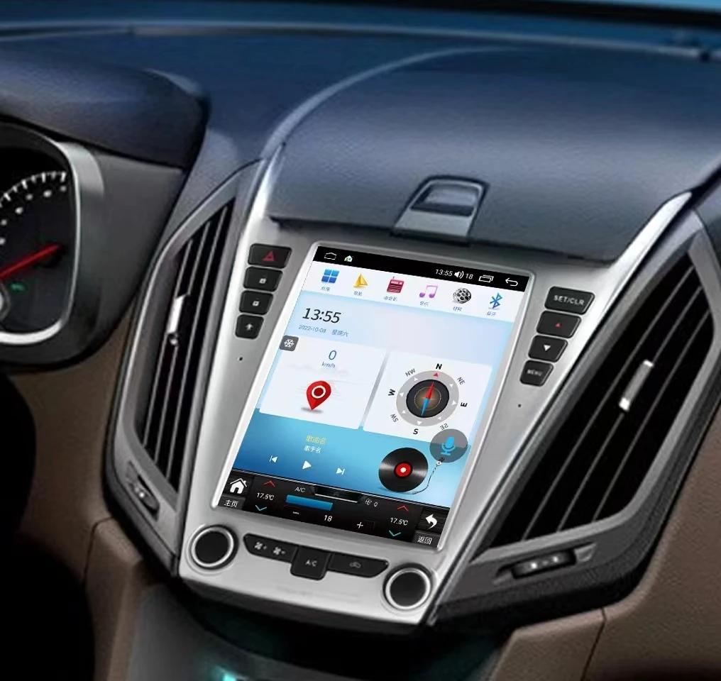 Android 9.7 inch Vertical Screen For Chevrolet Equinox Explorer 2010-2016 Car Radio Multimedia Tesla Style Carplay Player