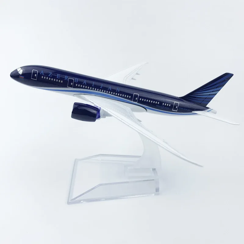 Новинка 16 см авиа-азербайская авиалиния B787 Boeing 787 модель самолета из сплава и металла литая под давлением