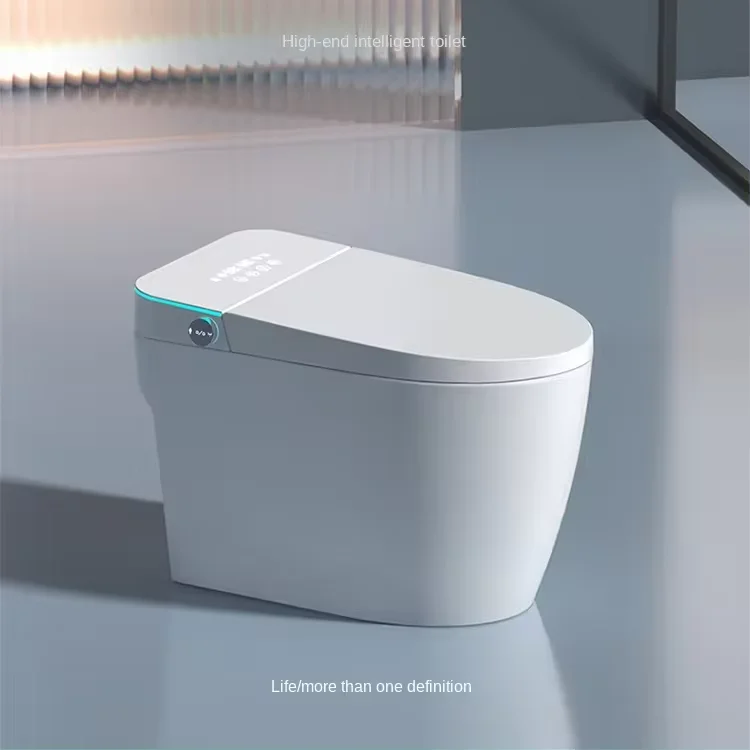 Auto Flush Floor Mounting Black Automate  Smart Bidet Automatic Intelligence Intelligent Toilet Bowl With Remote Control