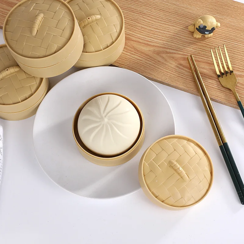 
Decompression Toy Artifact Big Bun Squeeze Kids Simulation Steamed Stuffed Bun Decompression Buns M791 