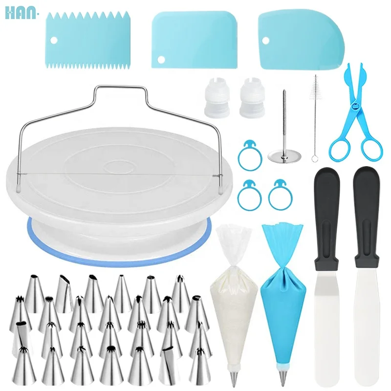 Hot Sales Cake Turntables Decoration Accessories Kit Baking Pastry Decorating Tools