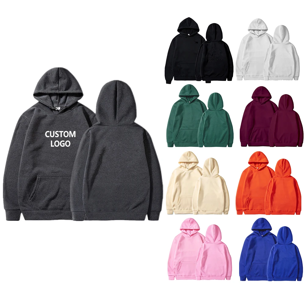 Fleece Heavy 100% Cotton Essentials Hoodie Pullover Custom Blank Logo Unisex Terry Plus Size Embroidered Hoodies & Sweatshirt