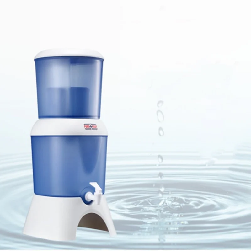 Direct Drinking Gravity Water Purification Bucket 6.5L Gravity Water Filter For Home Countertop Drinking Water Filter