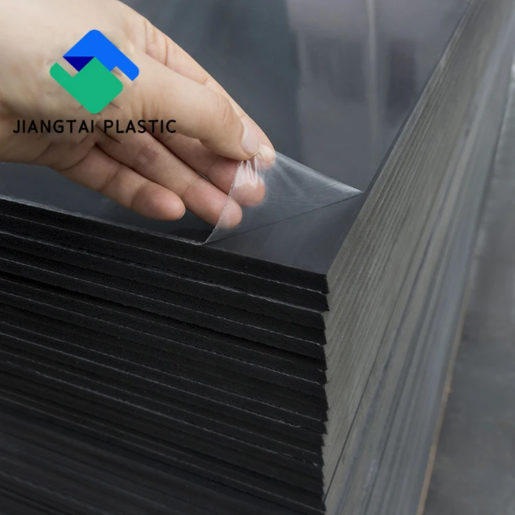 Jiangtai  122x244 288 305 156cm forex celuka sintra white black glossy hard furniture use foamed 8 x 4 pvc sheets