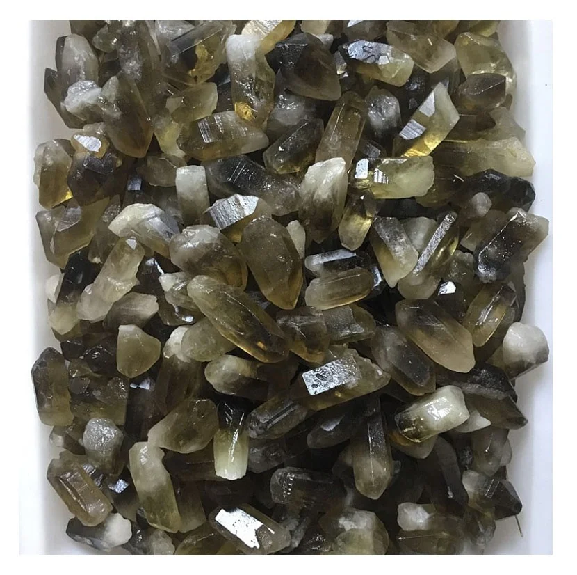 Sale by Bulk Natural Citrine Crystal Quartz Point Raw Smoky Crystal Mineral Specimen