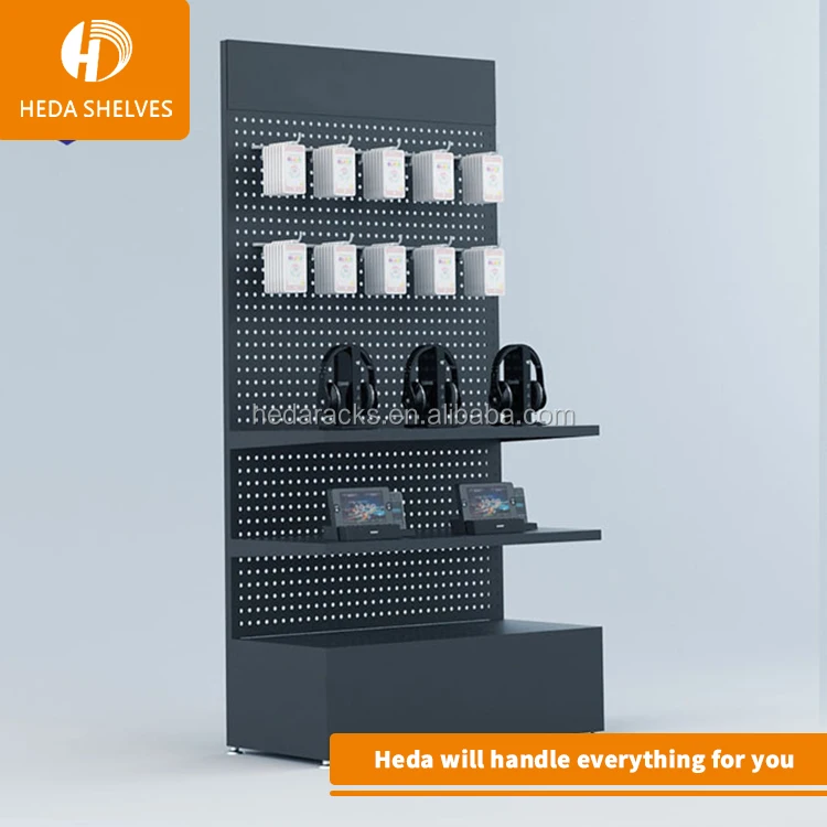 Customized Popular mobile cell phone case display rack with good price