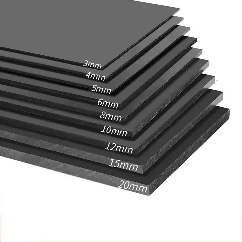 Frosted light tight 5mm Black polycarbonate plastic sheet for Machine casing guard