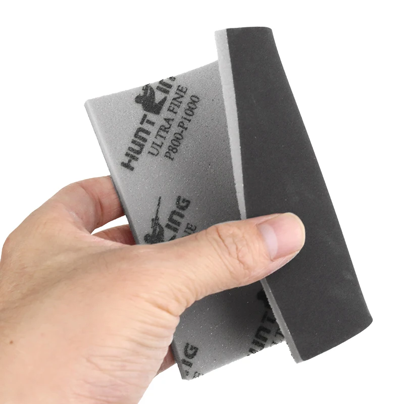 Polish Cleaning Sanding Sponge Foam backed sandpaper Drywall Rust Grinding Block Abrasive Aluminum Oxide Sanding Sponge