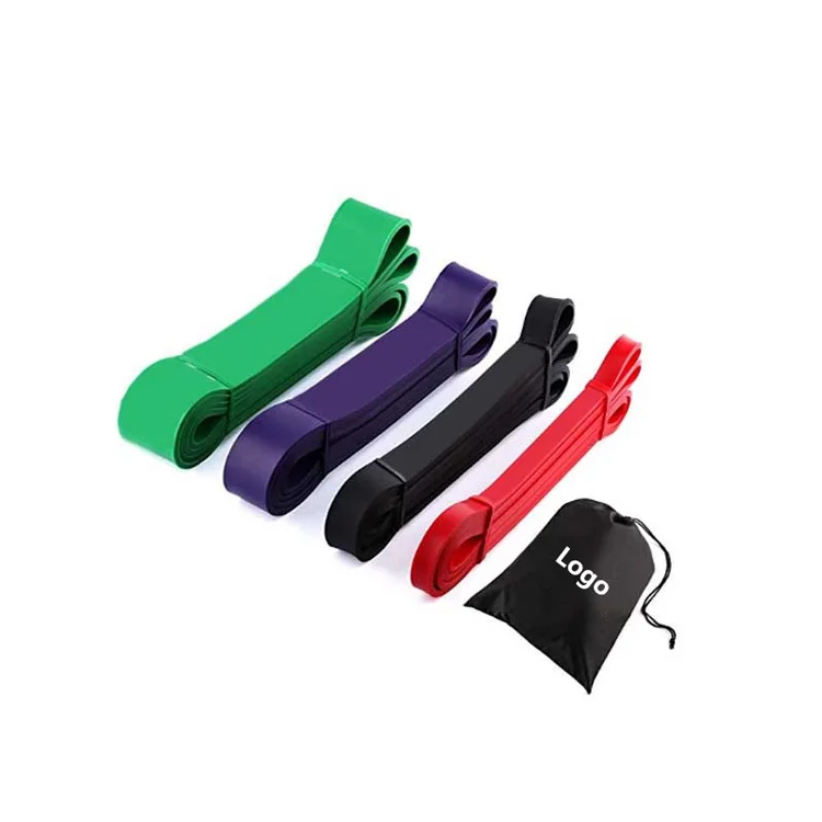Толстая тяжелая и длинная петля для упражнений, тренировочная лента для поддержки подбородка, растягивания, йоги, пилатеса, ног, клея