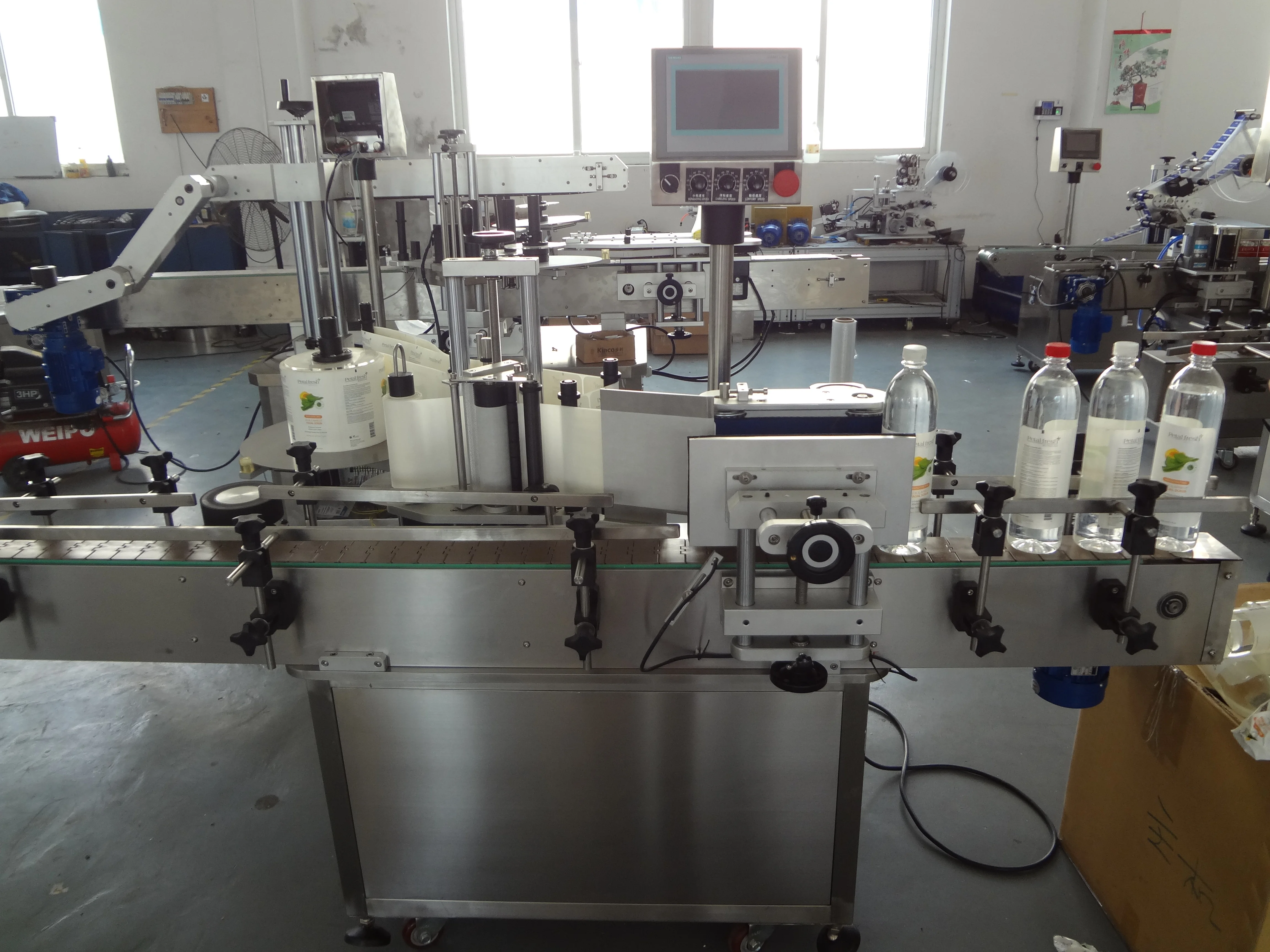 
YIMU YM-510 Factory Tin Can Labeling machine,Tinned Tuna, Canned Corn Labeling Machine 
