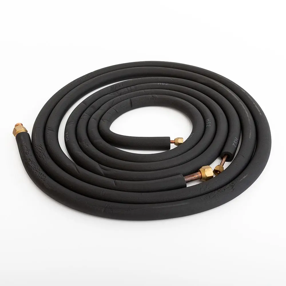 HVAC 50ft Copper Pipe  Line Set Insulated Copper Tubes Copper Pair Coils  15m  for Air Conditioner