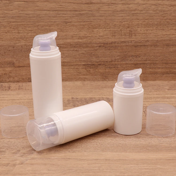 Все пластиковые вакуумные бутылки с насосом, перерабатываемые косметические контейнеры, пустые безвоздушные бутылки для лосьона