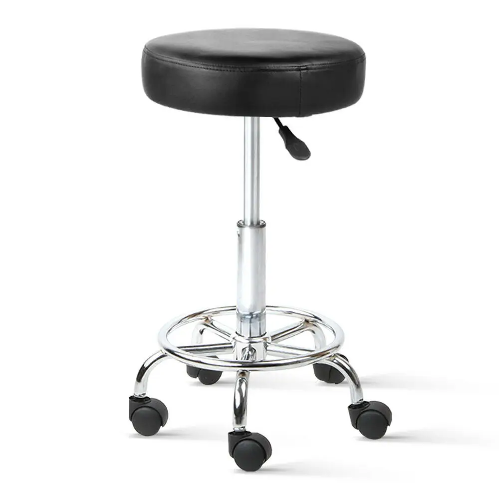 PU Padded Seat Swivel Barber Hair Dress Chair Hydraulic Lift Salon Beauty Stool