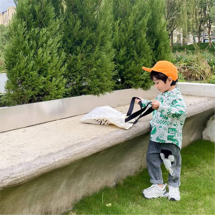 2022 summer new style clothes for children long sleeve kids t shirts 100%cotton boys polo shirts