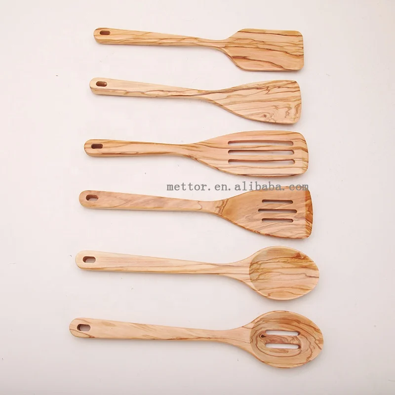 Olive wood cooking tools nice cooking utensil use in home kitchen, italian cooking utensils