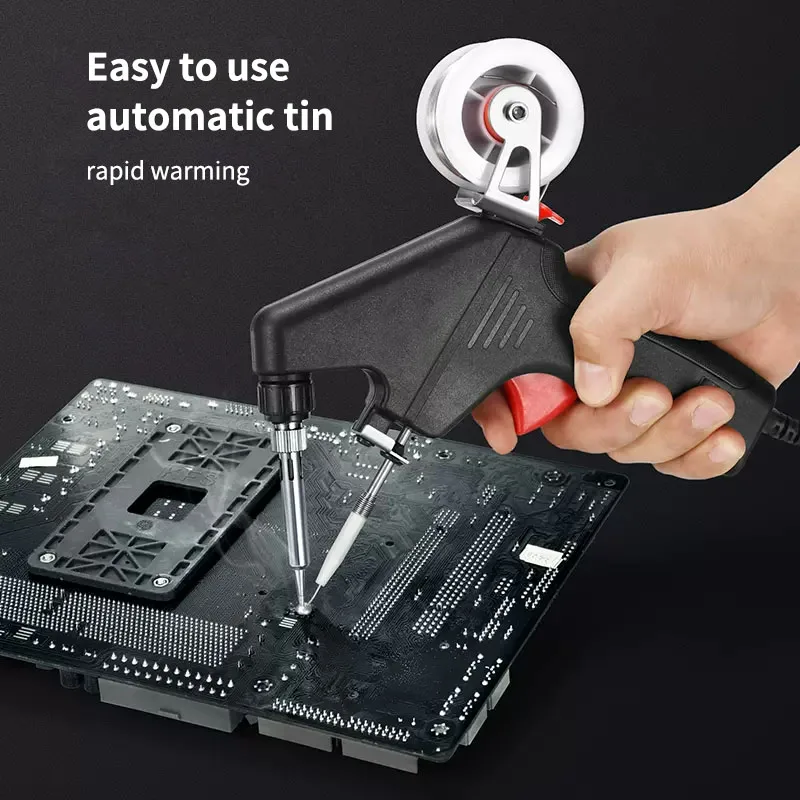 Manual Soldering Gun European Internal Heat Automatic Welding Gun Set With Switch 4 Electric Soldering Iron 60w Soldering Tool