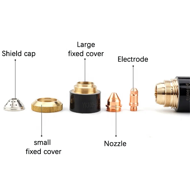 Portable gantry CNC plasma cutting machine cutting torch, YK100-H efficient metal cutting